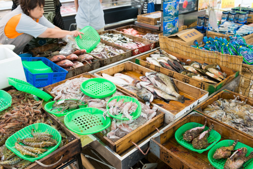 鮮魚市場コーナー